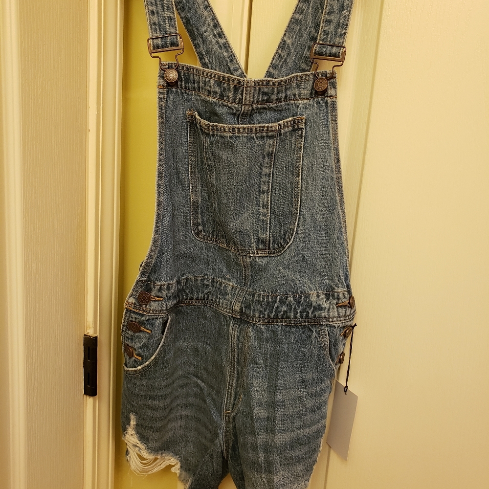 Overalls cut off bibs